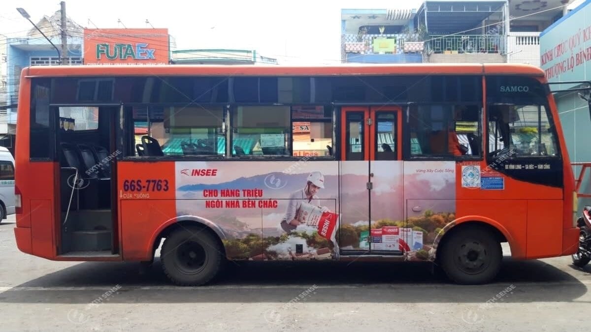 Các Hình Thức Quảng Cáo Trên Xe Bus Tại Vĩnh Long