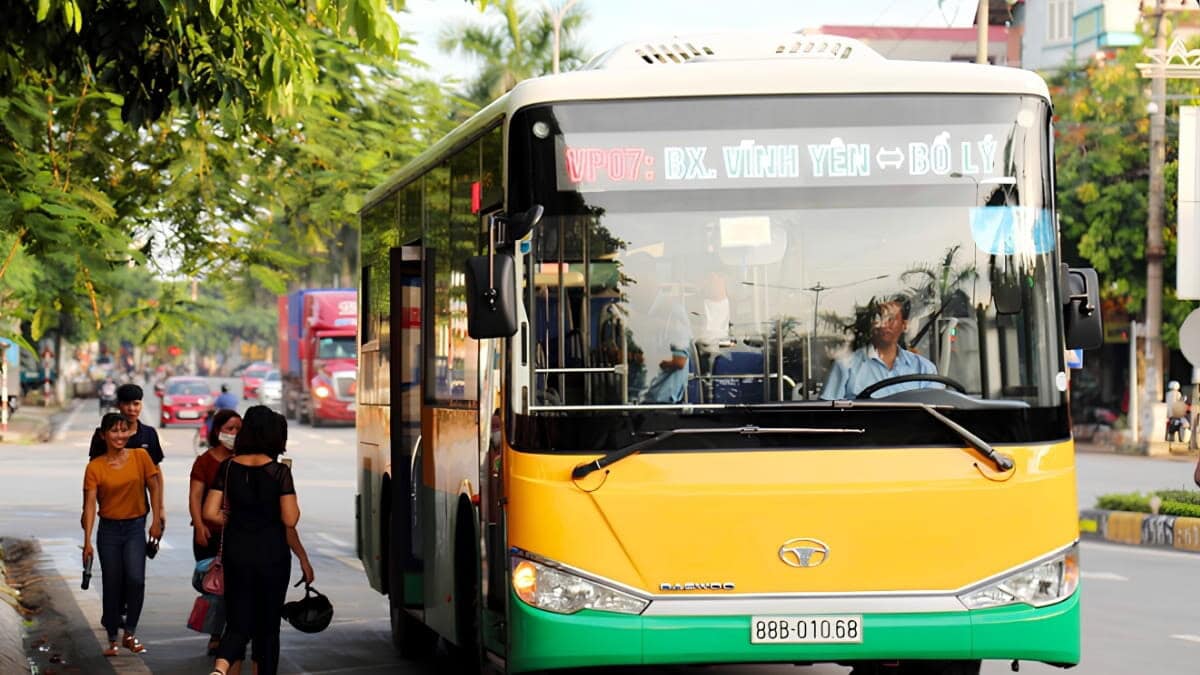 Hệ Thống Tuyến Xe Bus Được Triển Khai Quảng Cáo Tại Vĩnh Phúc