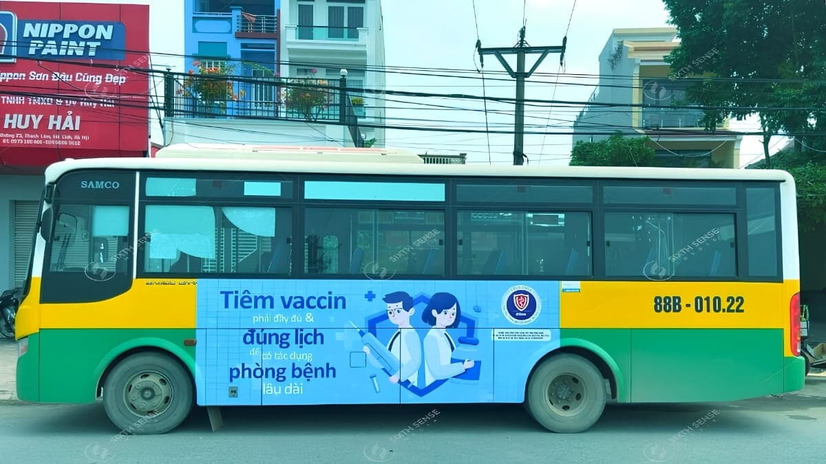 Dự Án Quảng Cáo Xe Bus Vĩnh Phúc Của Sixth Sense Media 2