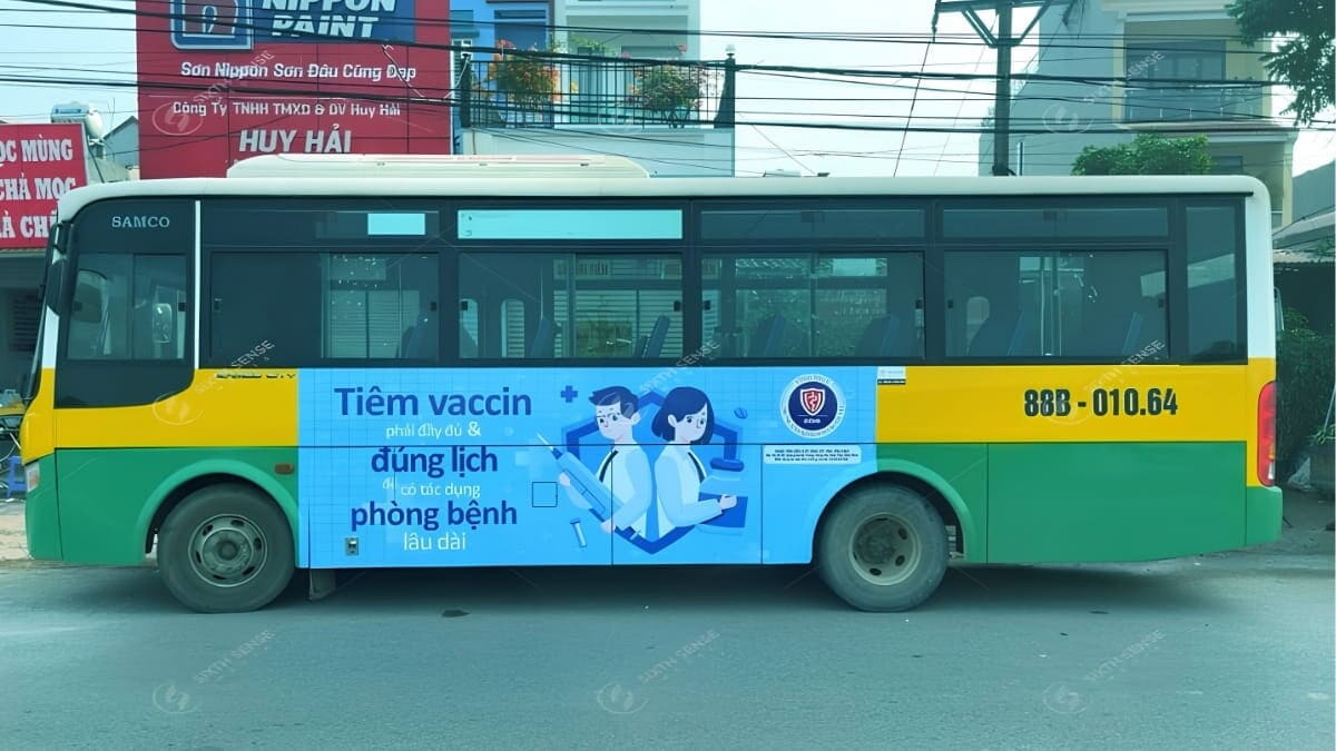 Dự Án Quảng Cáo Xe Bus Vĩnh Phúc Của Sixth Sense Media 1