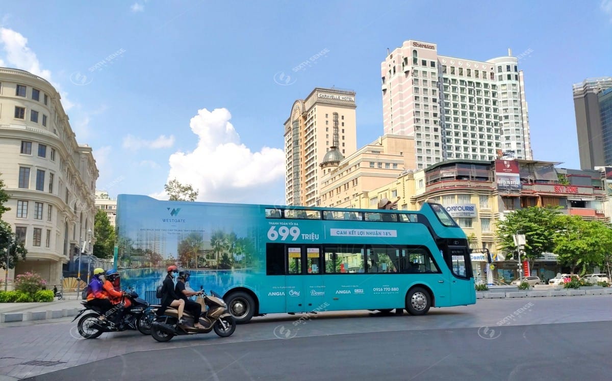 Roadshow xe bus 2 tầng hoành tráng về Dự án West Gate Bình Chánh
