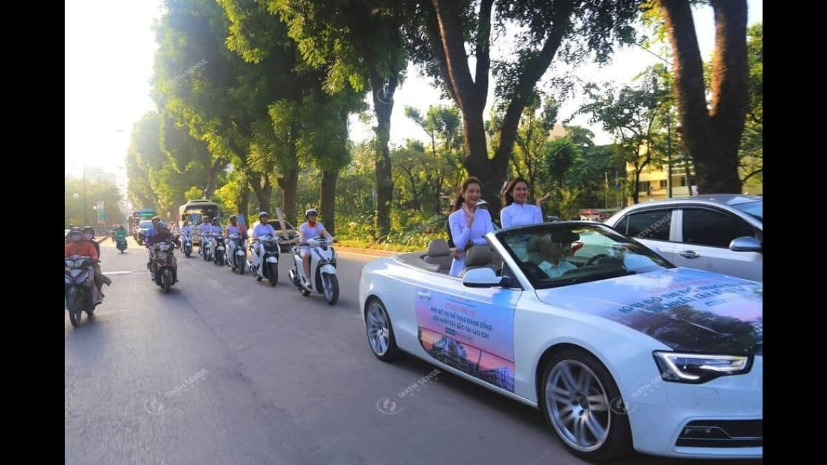 Các Hình Thức Tổ Chức Roadshow Tại Hà Nội- Roadshow Xe Mui Trần