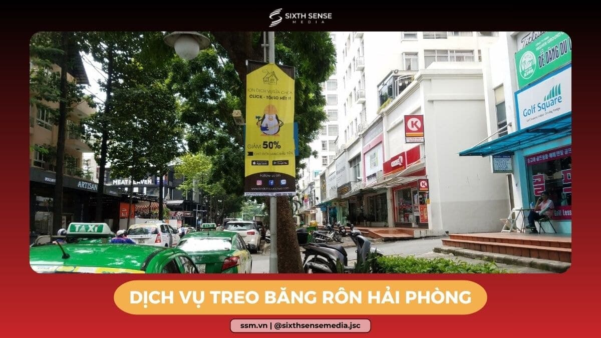Treo băng rôn Hải Phòng với báo giá ưu đãi tốt nhất 2026