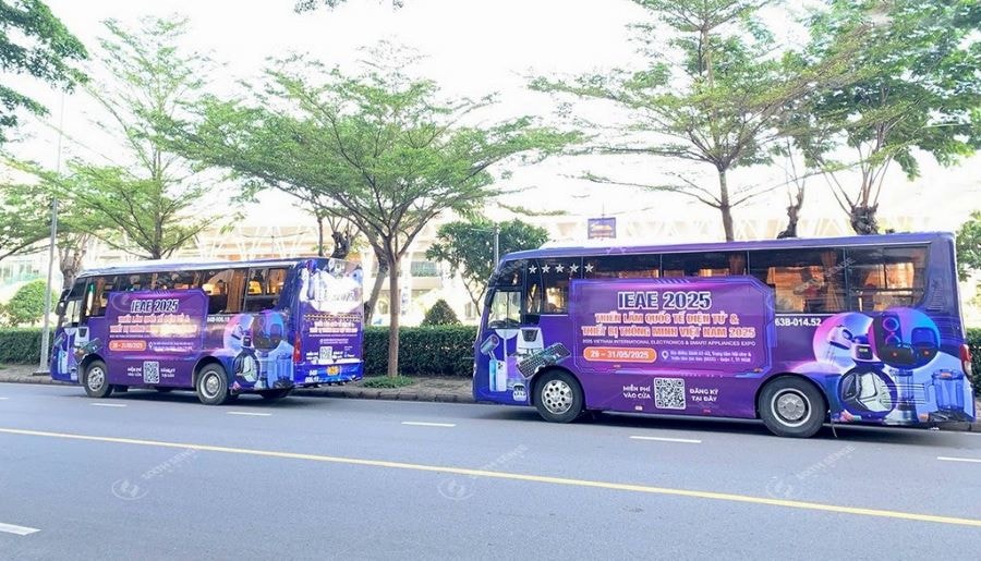 Luxury roadshow ngập sắc tím giới thiệu triển lãm IEAE 2025