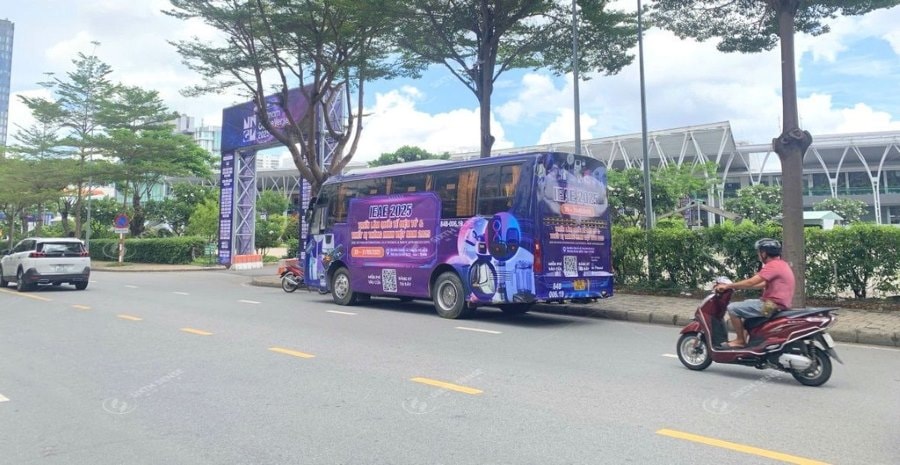 Luxury roadshow ngập sắc tím giới thiệu triển lãm IEAE 2025