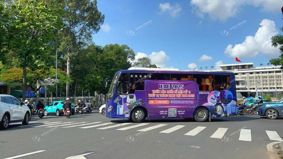 Luxury roadshow ngập sắc tím giới thiệu triển lãm IEAE 2025