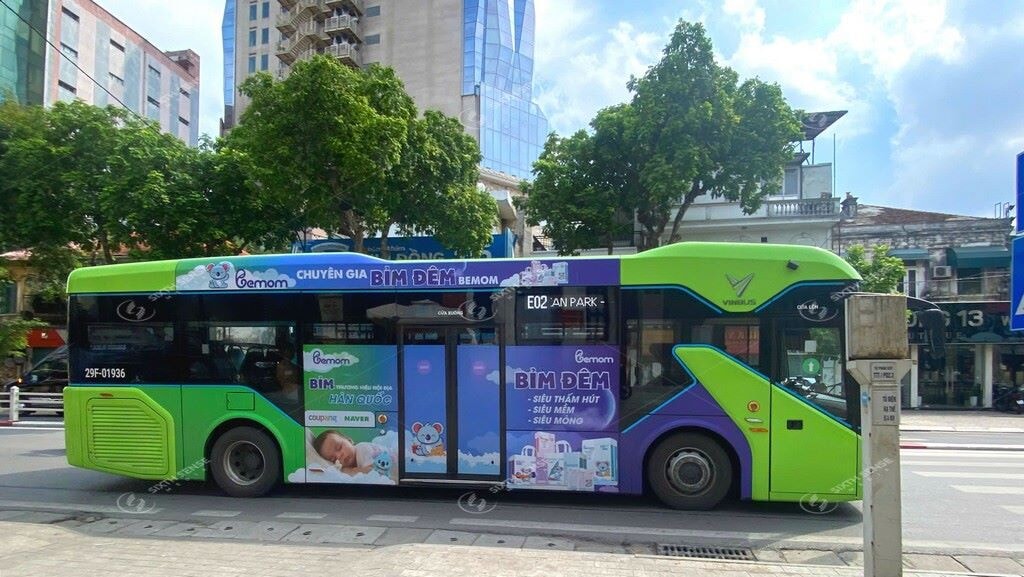 Du An Quang Cao Cho Bim Bemom Tren Xe Buyt Dien Vinbus 2