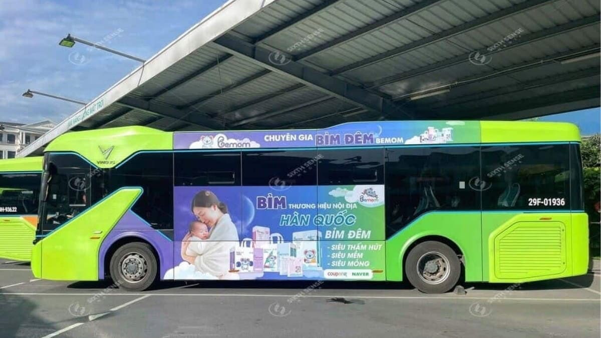 Dự Án Quảng Cáo Xe Bus Hà Nội Cho Thương Hiệu Bemom 2 