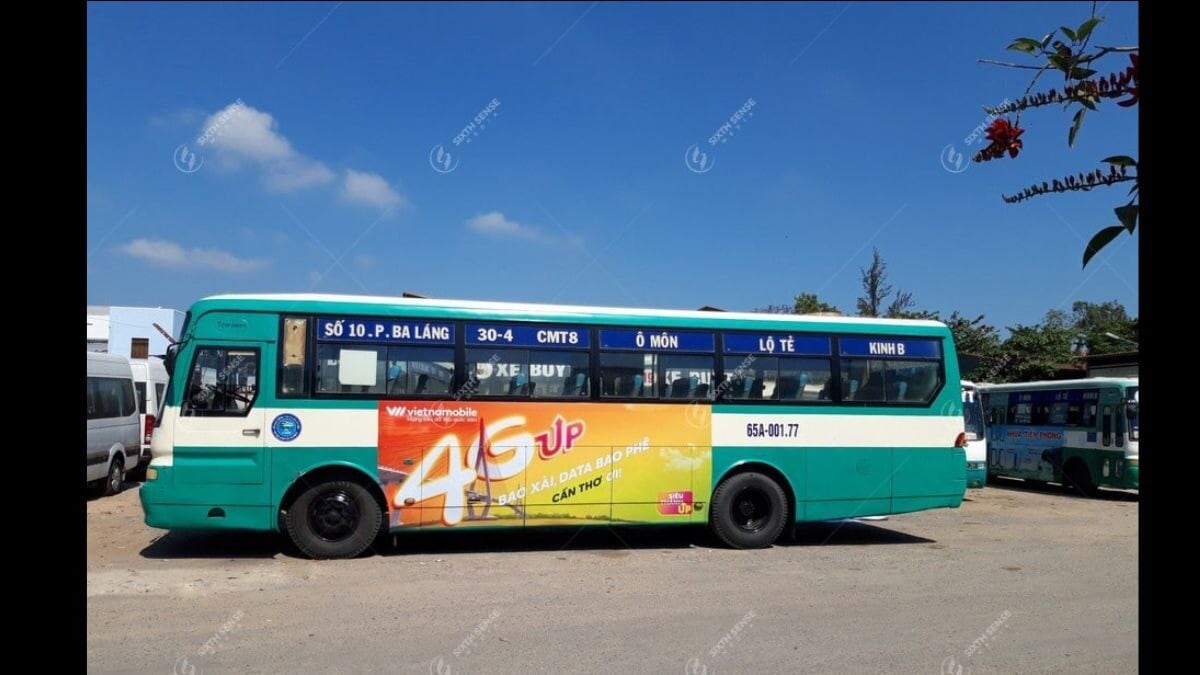 Quảng Cáo Xe Bus Tại TP HCM Cho Vietnamobile 1