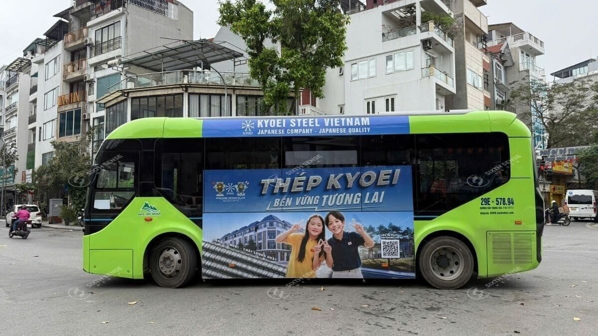 Các Hình Thức Quảng Cáo Xe Bus Hồ Chí Minh- Quảng Cáo Die-Cut Xe Bus 