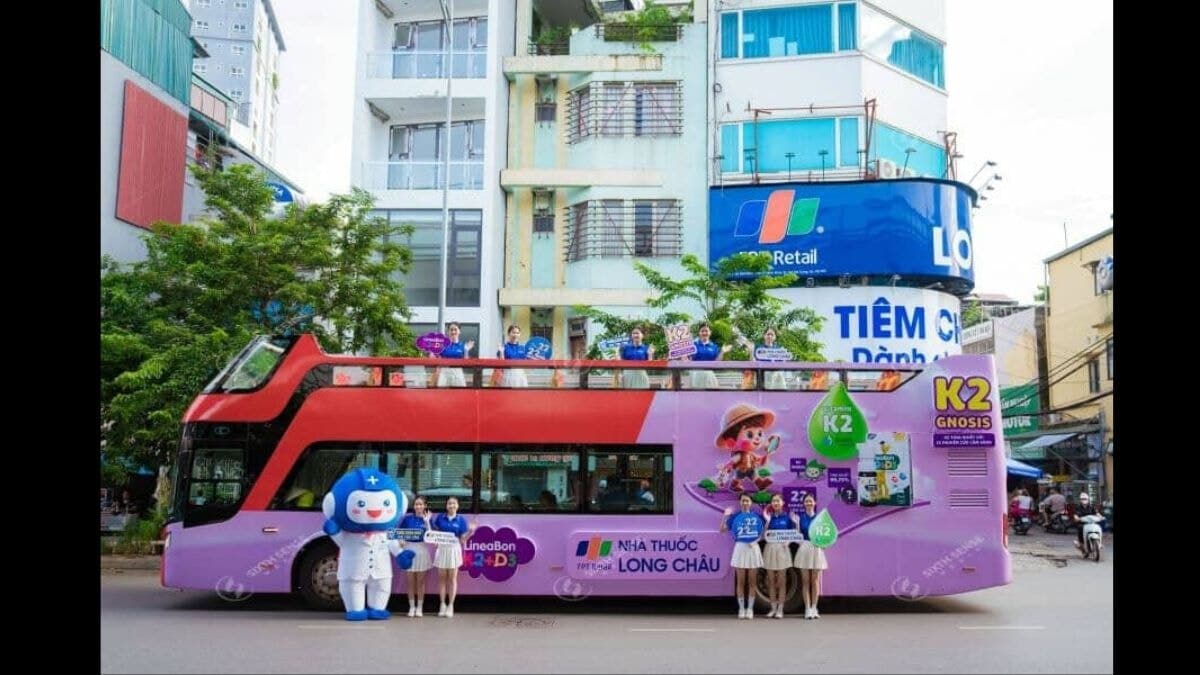 Roadshow Xe Bus 2 Tầng Cho Nhà Thuốc Long Châu 1