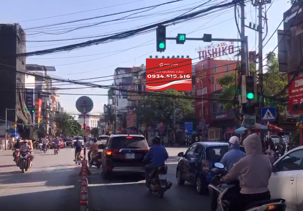 Pano quảng cáo ở 124 Trần Nguyên Hãn, Lê Chân, Hải Phòng