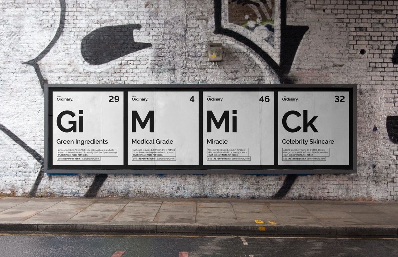 THE ORDINARY: THE PERIODIC FABLE - KHI OOH NÓI THAY SỰ THẬT