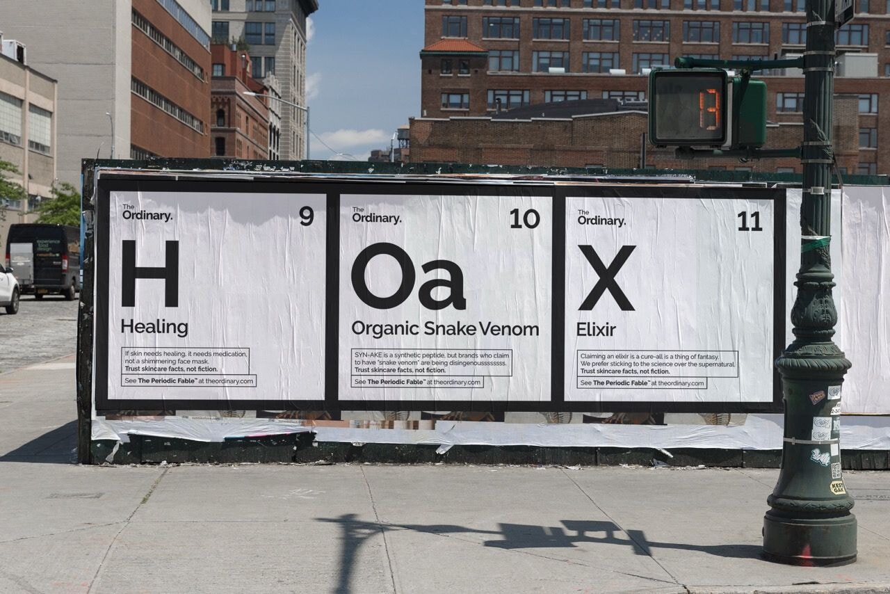 THE ORDINARY: THE PERIODIC FABLE - KHI OOH NÓI THAY SỰ THẬT