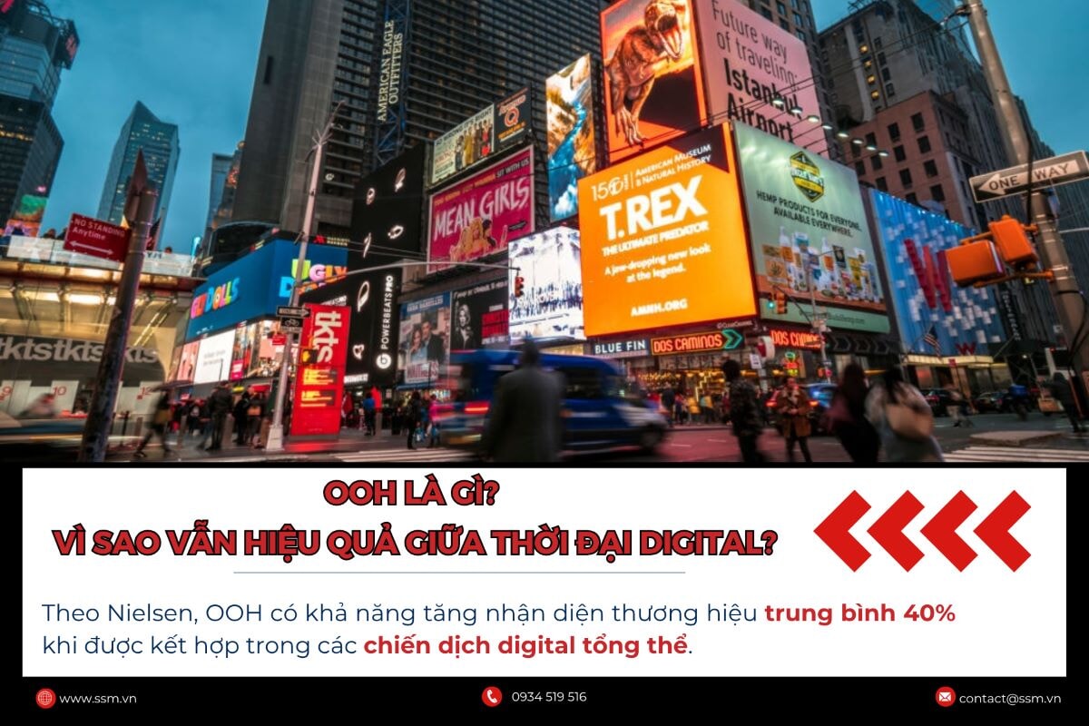 OOH LÀ GÌ? VÌ SAO VẪN HIỆU QUẢ GIỮA THỜI ĐẠI DIGITAL?