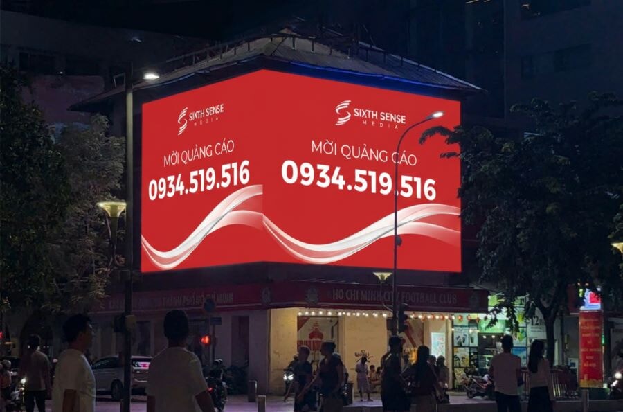 Màn Led 3D tại 12 Bis Nguyễn Huệ, Quận 1, TPHCM