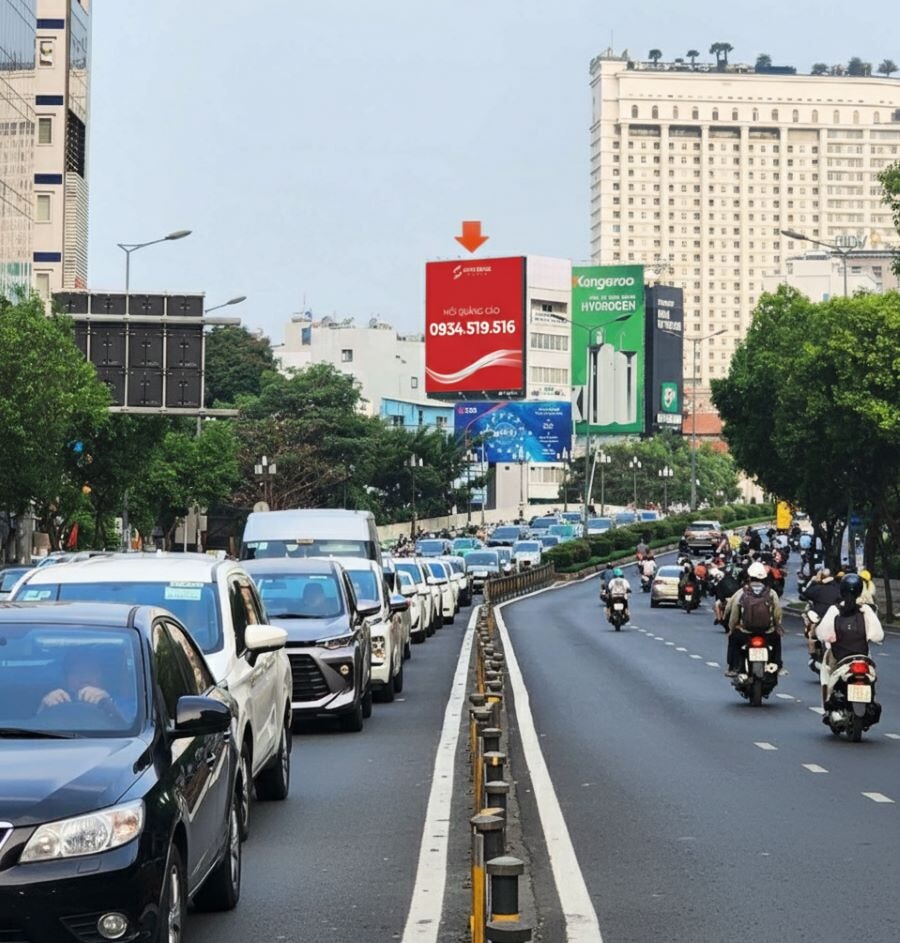 Màn led quảng cáo 384 Nam Kỳ Khởi Nghĩa, Quận 3, TPHCM