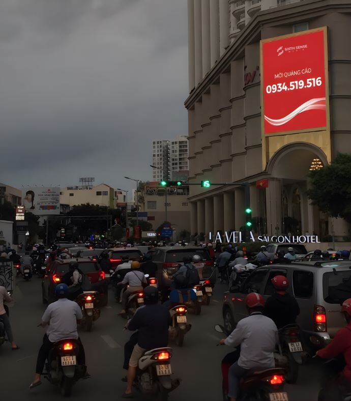 Màn led tại 83 Lý Chính Thắng, Quận 3, TPHCM