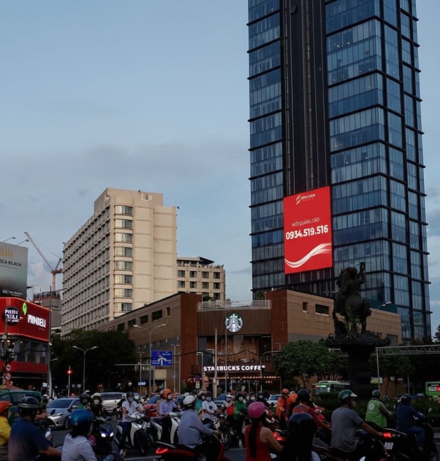 Màn led quảng cáo tại A&B Tower, Quận 1, TPHCM