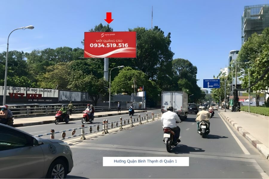 Màn led quảng cáo tại Cầu Thị Nghè, TPHCM