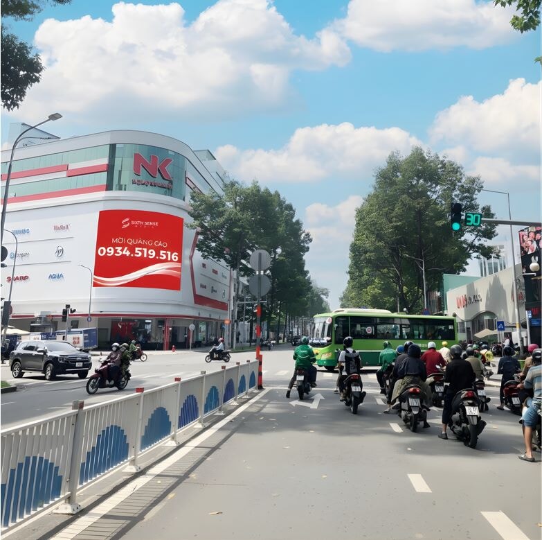 Led Toa Nha Nguyen Kim 2