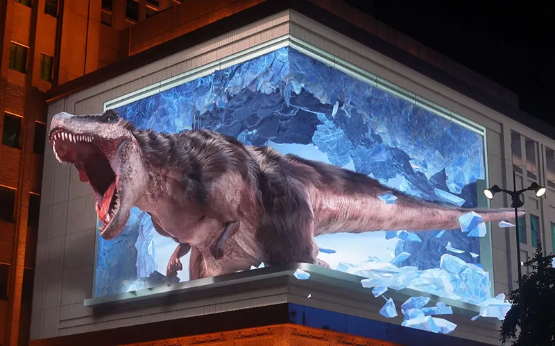 3d Anamorphic Billboard