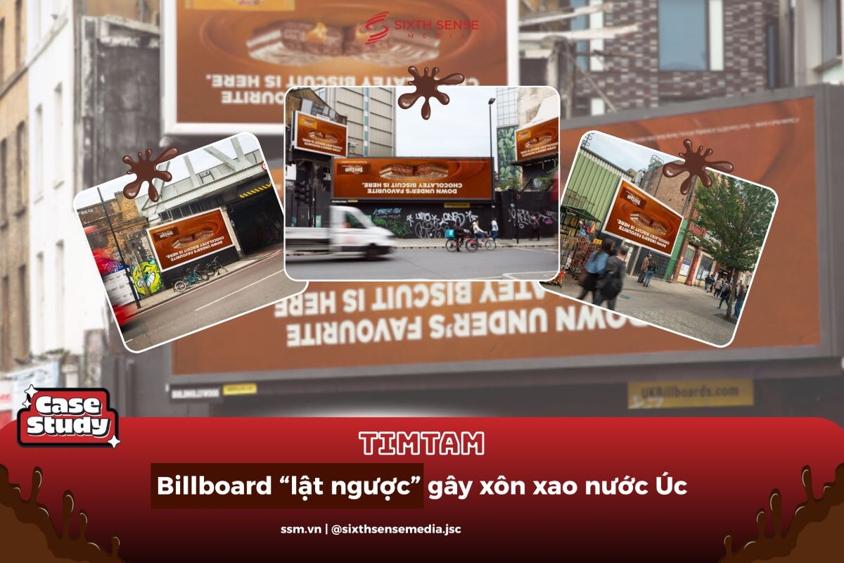 BILLBOARD LẬT NGƯỢC CỦA TIM TAM – KHI SỰ “SAI” TRỞ THÀNH ĐIỂM NHẤN CHIẾN LƯỢC