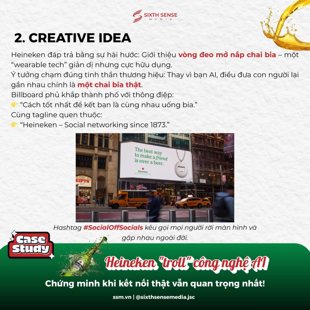 HEINEKEN “TROLL” CÔNG NGHỆ BẠN AI: CHIẾN DỊCH OOH THÔNG MINH KHƠI DẬY GIÁ TRỊ KẾT NỐI THẬT 2