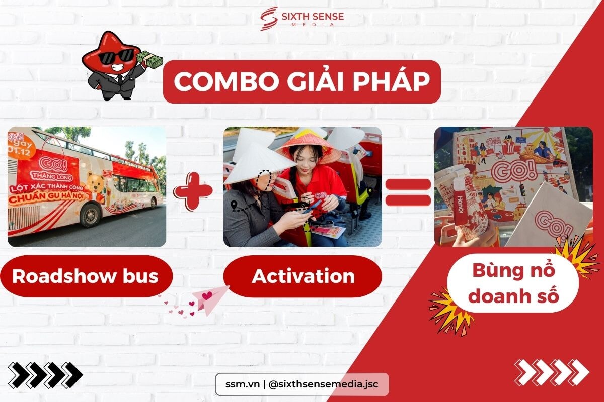 TỐI ƯU HÀNH TRÌNH THƯƠNG HIỆU VỚI MÔ HÌNH ROADSHOW XE BUS KẾT HỢP ACTIVATION THỰC TẾ
