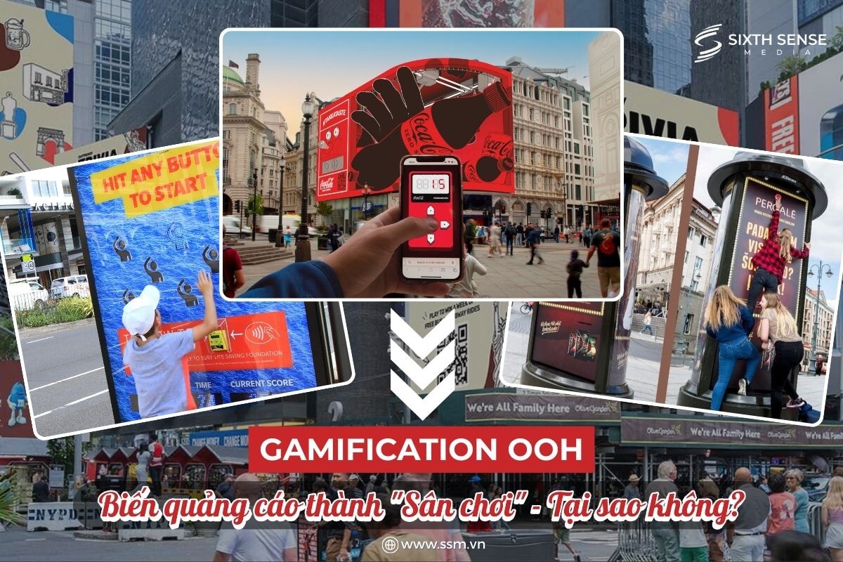 GAMIFICATION TRONG OOH: NGƯỜI XEM KHÔNG CHỈ NHÌN – MÀ CHƠI CÙNG THƯƠNG HIỆU