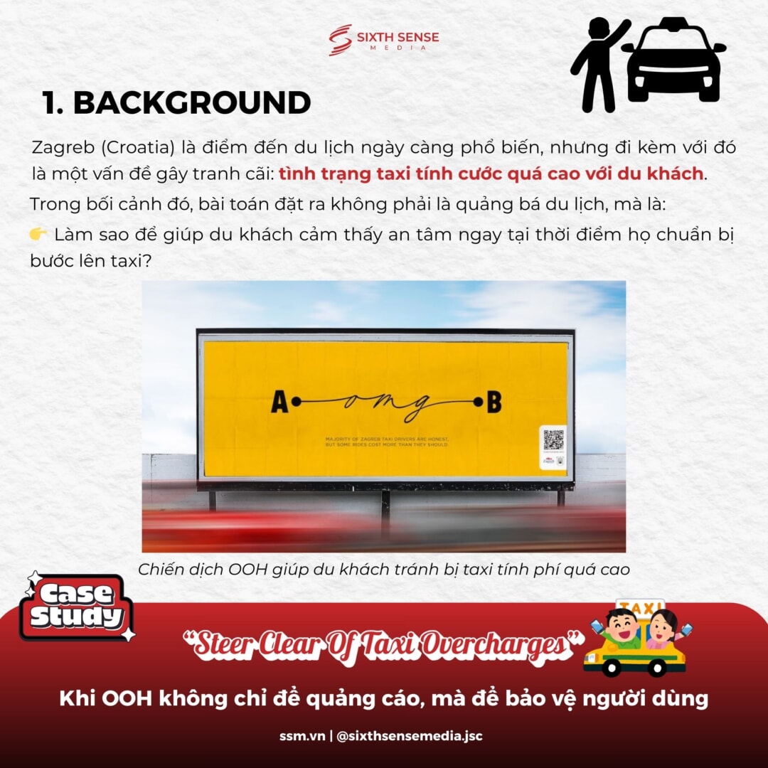STEER CLEAR OF TAXI OVERCHARGES: KHI OOH KHÔNG CHỈ ĐỂ QUẢNG CÁO MÀ ĐỂ BẢO VỆ NGƯỜI DÙNG 1