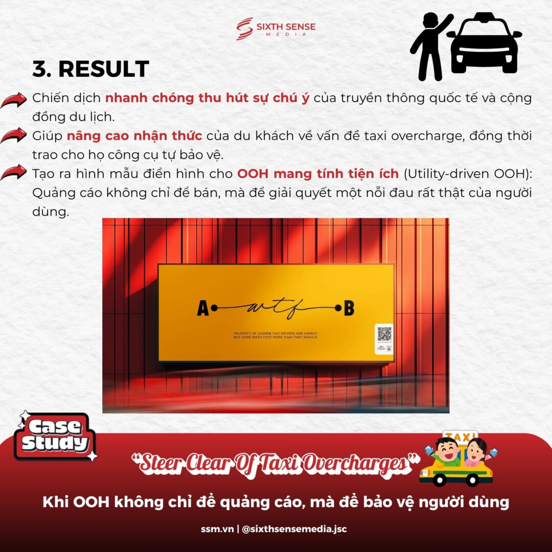 STEER CLEAR OF TAXI OVERCHARGES: KHI OOH KHÔNG CHỈ ĐỂ QUẢNG CÁO MÀ ĐỂ BẢO VỆ NGƯỜI DÙNG 3