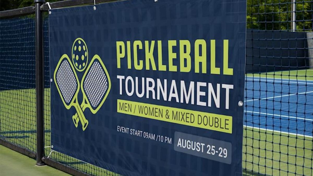 Mẫu Biển Quảng Cáo Pickleball 10