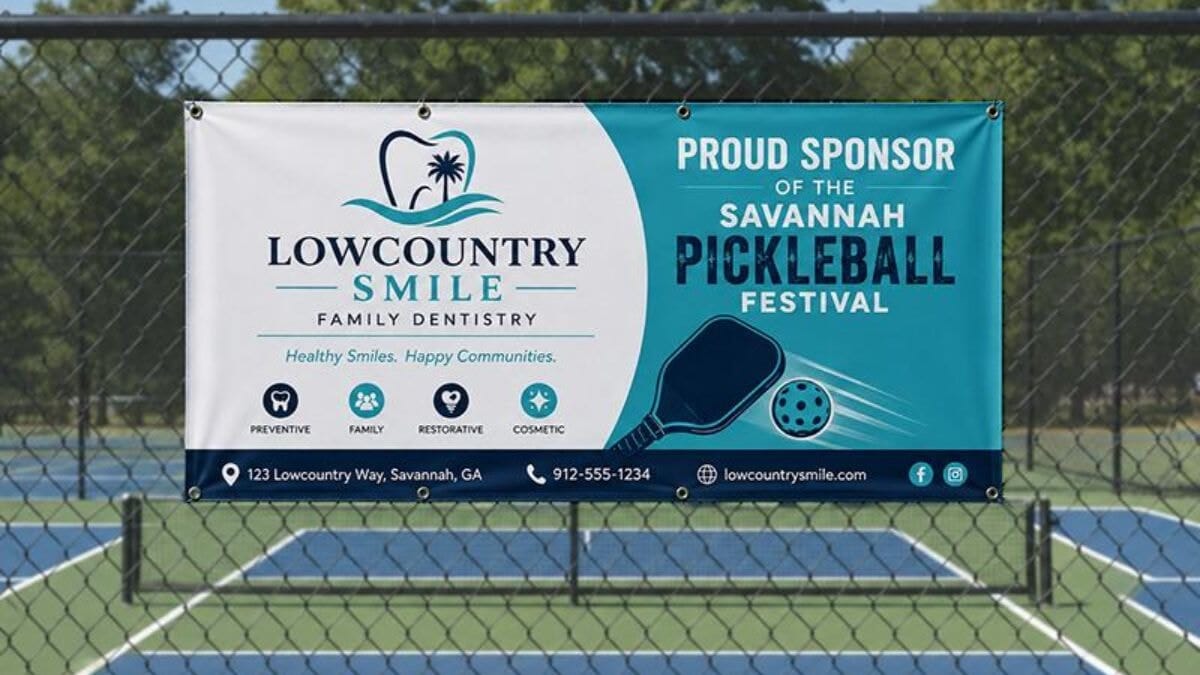 Mẫu Biển Quảng Cáo Pickleball 20