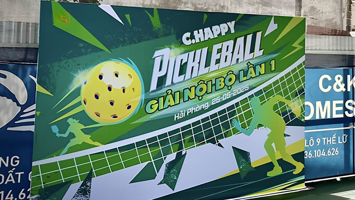 Lưu Ý Khi Thiết Kế Biển Quảng Cáo Sân Pickleball- Lựa Chọn Kích Thước Cân Đối