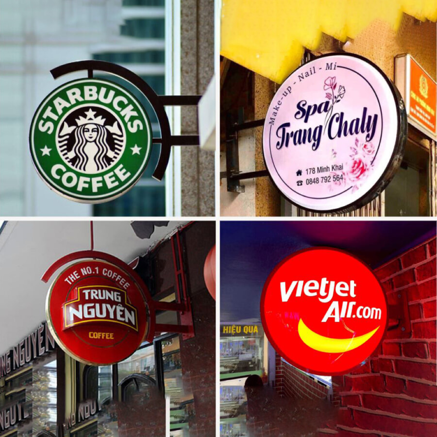 Biển vẫy hình tròn