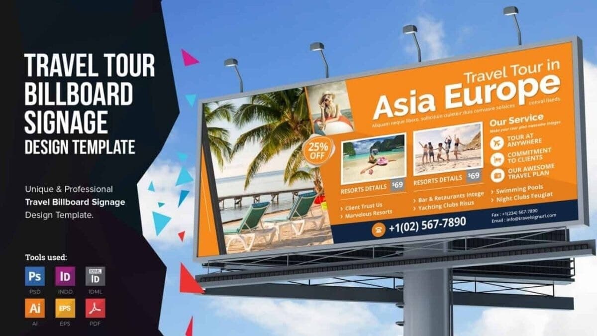 Mẫu Biển Quảng Cáo Ngoài Trời 45