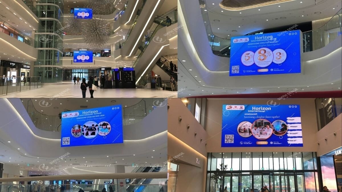Quảng Cáo Màn LED Trong TTTM Lotte Mall Cho Trường Quốc Tế Horizon