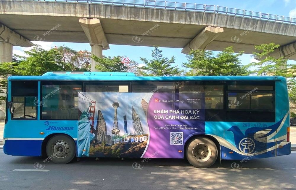 China Airlines Gia Tang Nhan Dien Voi Quang Cao Xe Bus Ha Noi 8