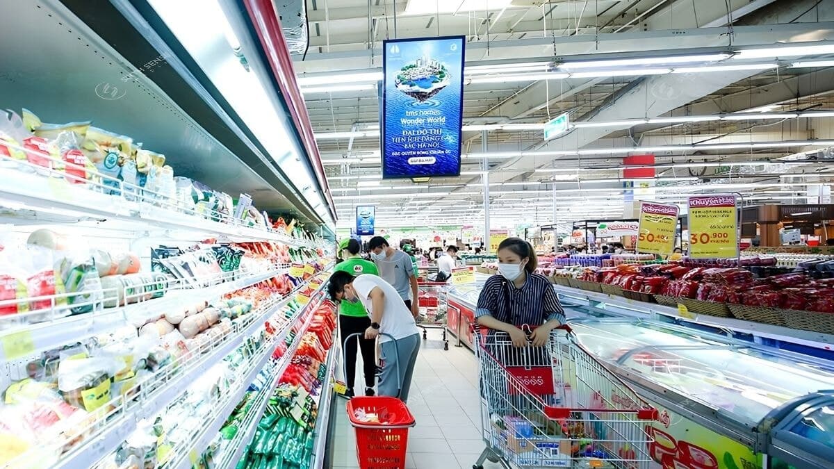 Quảng Cáo LCD Tại Siêu Thị