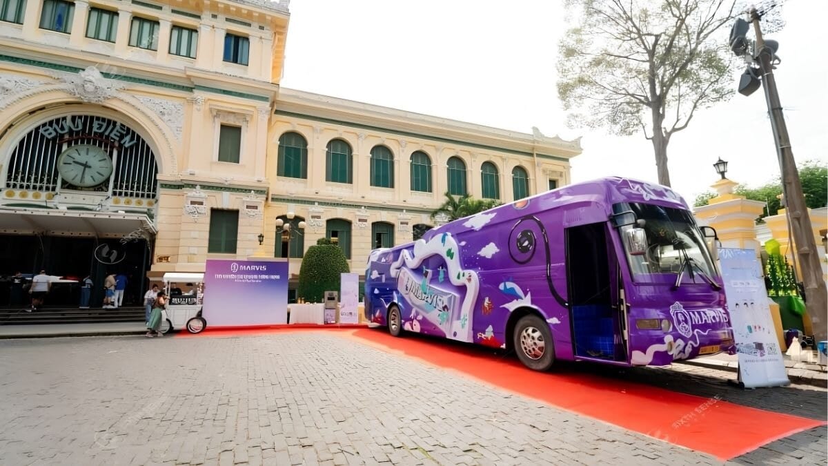 Dự Án 1: Ambient OOH Kết Hợp Với Roadshow & Activation Của Marvis