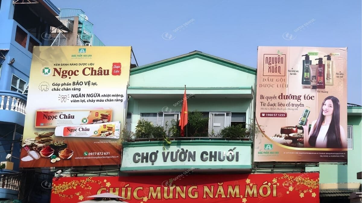 Case Study Chiến Dịch Quảng Cáo Biển Chợ Tại Sixth Sense Media 1