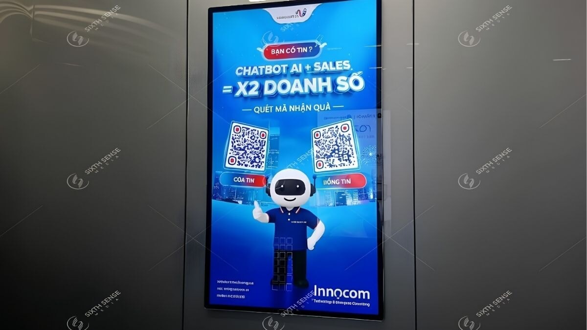 Dự Án Quảng Cáo DOOH Tiêu Biểu Từ Sixth Sense Media (SSM)- Case Study Ngành Công Nghệ- Innocom