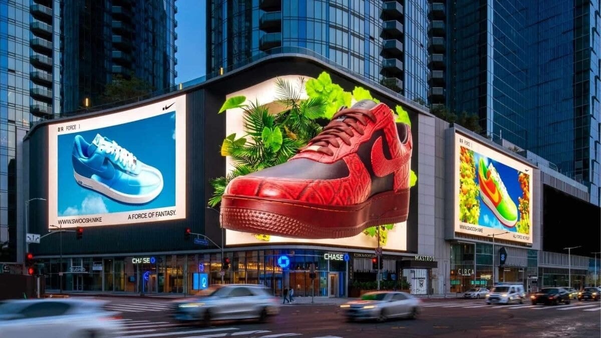 Các Loại Hình Quảng Cáo DOOH- Màn hình LED 3D