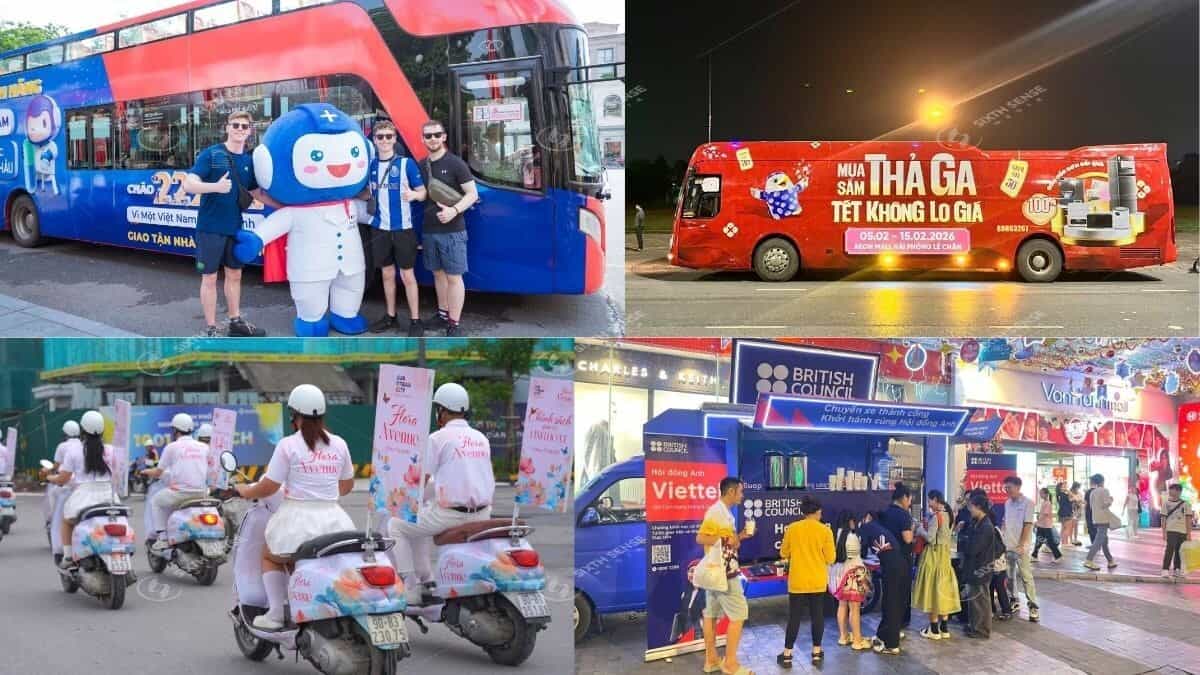 Các Dịch Vụ Quảng Cáo Ngoài Trời SSM Cung Cấp- Roadshow quảng cáo