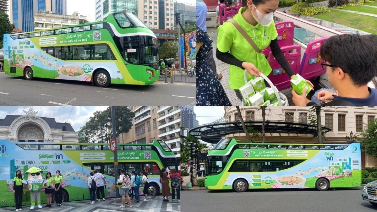 Quảng cáo Roadshow activation cho An An Instant Food