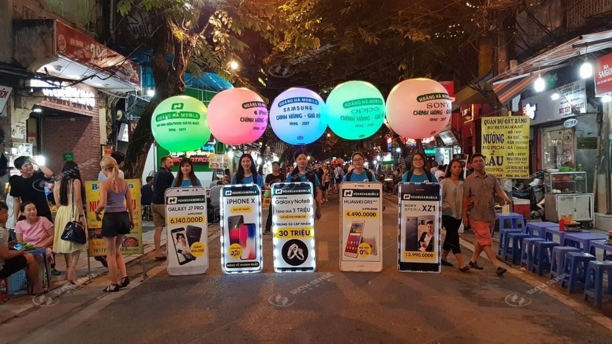 Loại Dịch Vụ Quảng Cáo Roadshow Tại SSM- Roadshow Đi Bộ