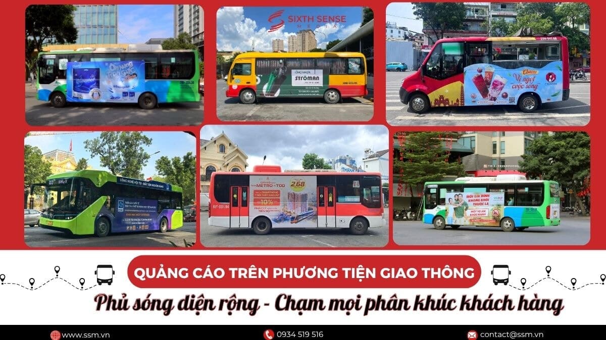 Dịch Vụ Quảng Cáo Trên Phương Tiện Giao Thông Toàn Quốc- SSM 