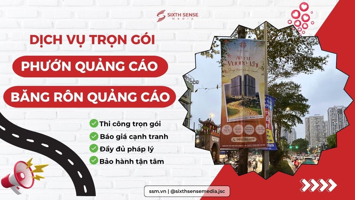 Dịch Vụ Treo Banner, Phướn, Băng Rôn, Toàn Quốc- Báo Giá 2026