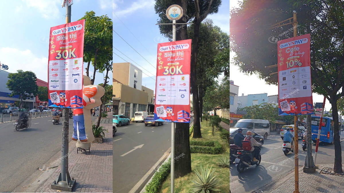 Dự Án Treo Phướn Quảng Cáo Cho VNPAY